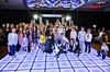 pista de baile blanca